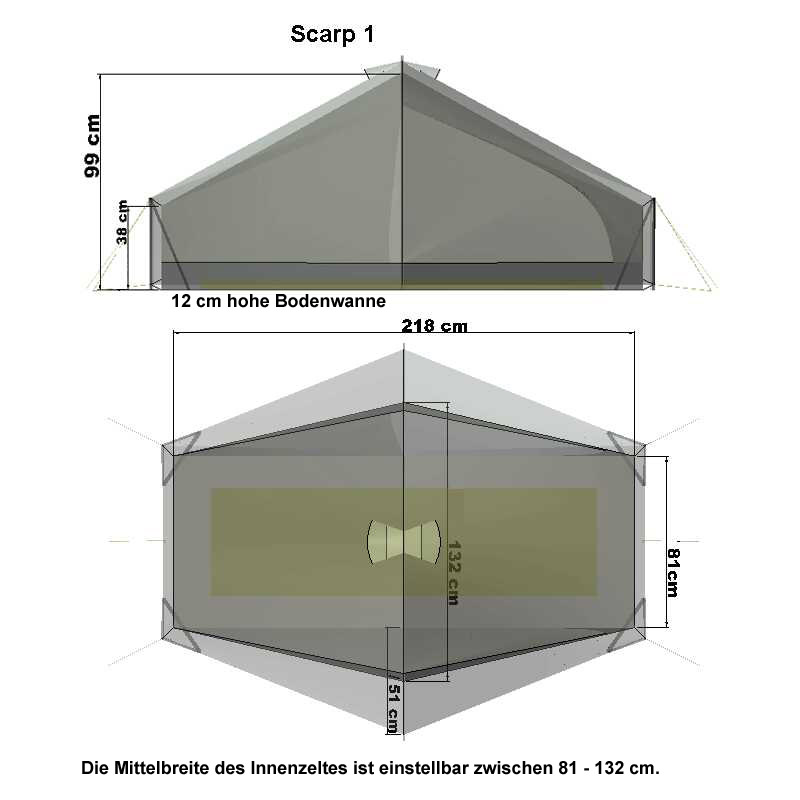 Tarptent Scarp 1 mit solid inner tent Tarptent Scarp 1 mit solid inner tent
